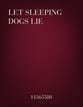 Let Sleeping Dogs Lie Concert Band sheet music cover
